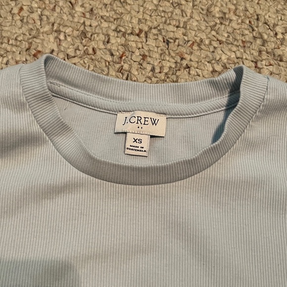 J. Crew Ribbed Cropped Tee - Picture 2 of 5